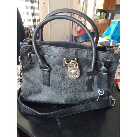 Michael Kors 30H2SHMS3B Hamilton Satchel Shoulder Bag Lock & Key - Picture 11 of 12